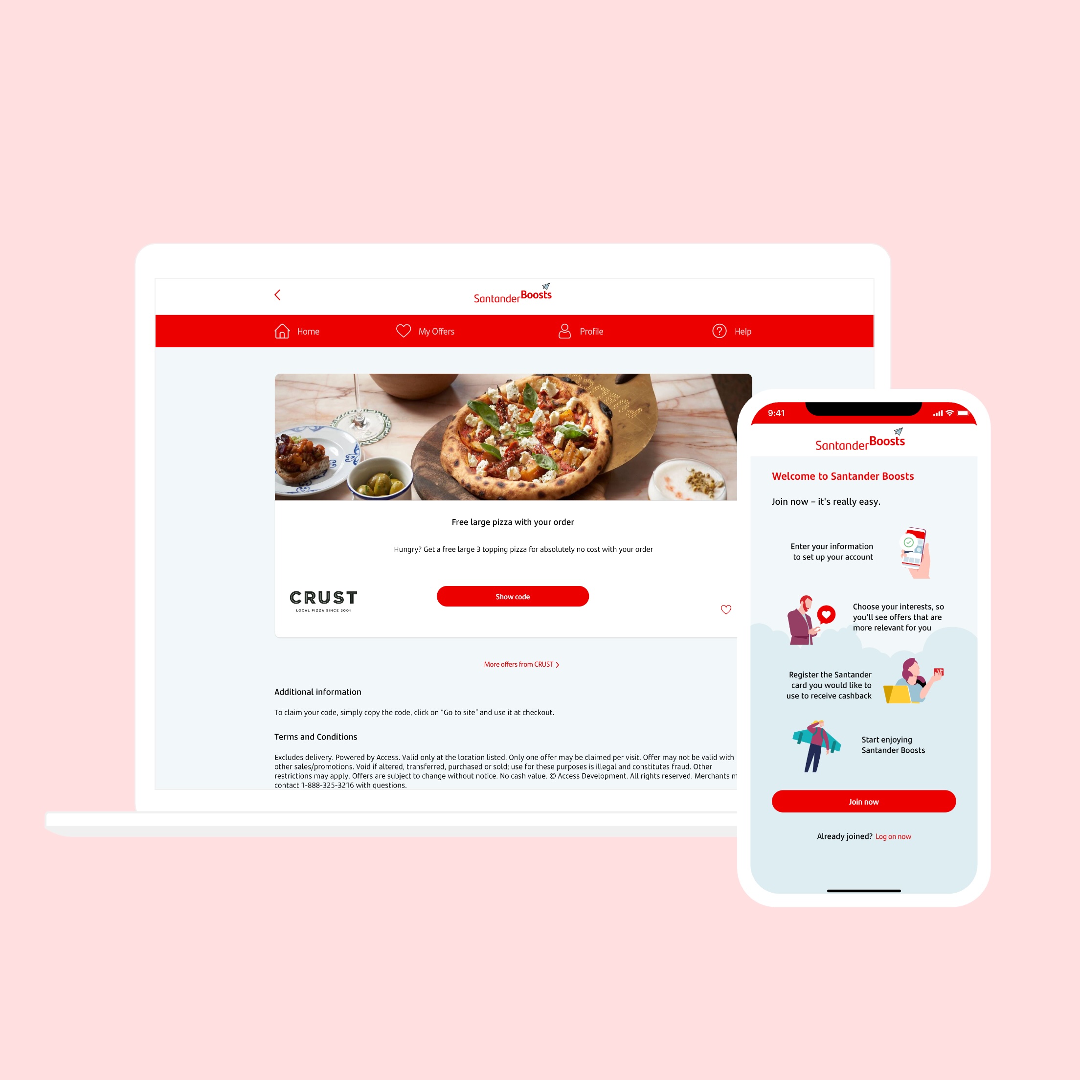 Santander Boosts